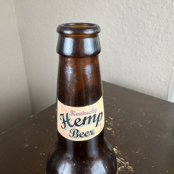 Kentucky Hemp Beer Bottle Lexington Brewing Company KY 12 Oz Amber Brown - Picture 4 of 6